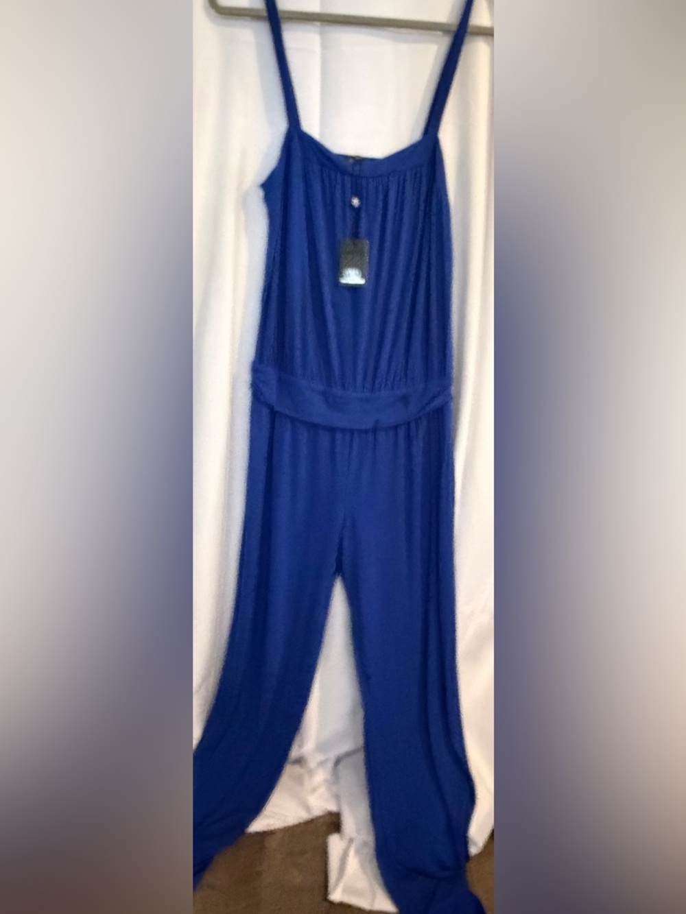 Tart Collections Cobalt Blue Sleeveless Jumpsuit NWT